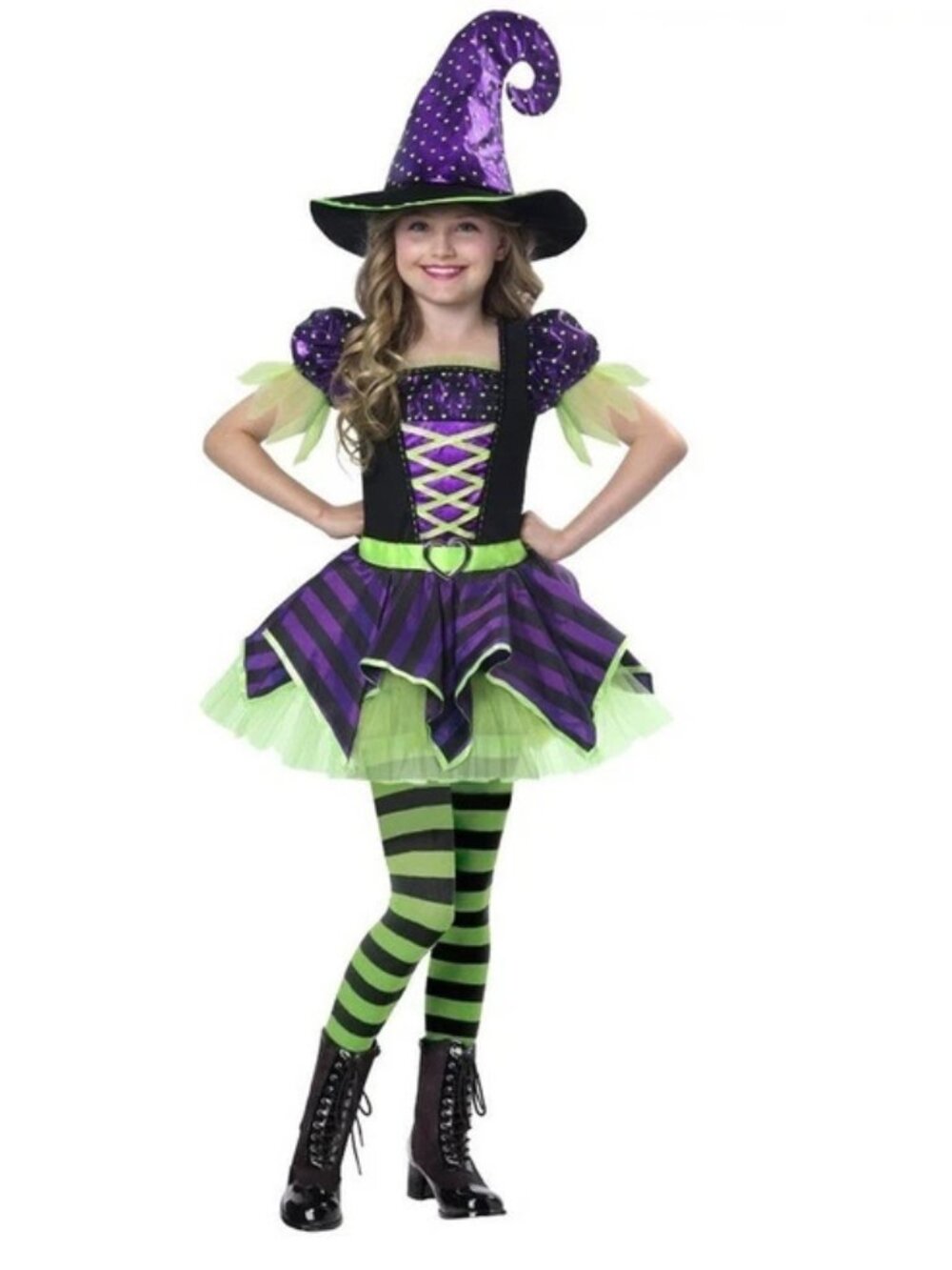 Goodmark Girl's Pretty Potion Witch Halloween Costume Small (4-6)